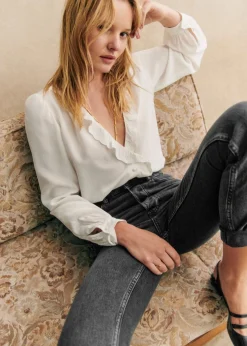 Sezane Chemises & Blouses|Chemise Rosine