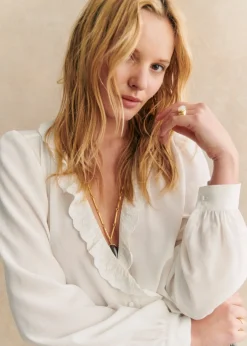Sezane Chemises & Blouses|Chemise Rosine