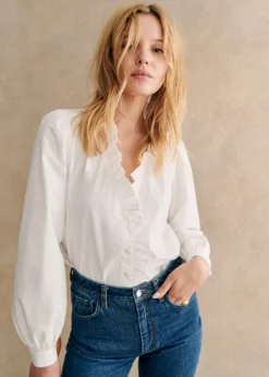 Sezane Chemises & Blouses|Chemise Rosine