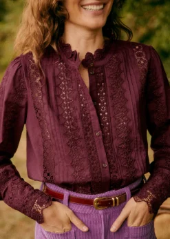 Sezane Chemises & Blouses|Chemise Rym