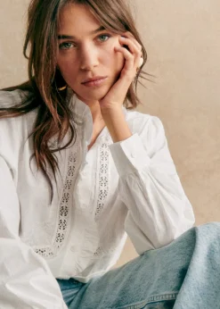 Sezane Chemises & Blouses|Chemise Ulysse