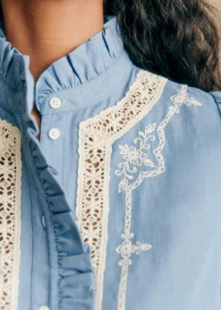 Sezane Chemises & Blouses|Chemise Ulysse