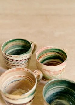 Sezane Les Invités|La Vaisselle|Coffret De 4 Tasses - Florence Girod