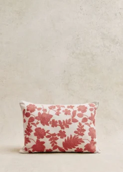 Sezane Les Tissus|Coussin Brodé -  Grand Modèle