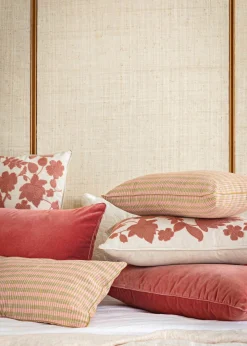 Sezane Les Tissus|Coussin Brodé -  Grand Modèle