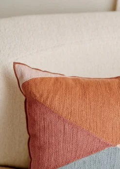 Sezane Les Tissus|Coussin Brodé -  Grand Modèle
