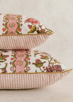 Sezane Les Tissus|Coussin Imprimé - Grand Modèle