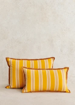 Sezane Les Tissus|Coussin Rayures Amalfi -  Grand Modèle