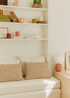 Sezane Les Tissus|Coussin Tissé Pianissimo - Grand Modèle