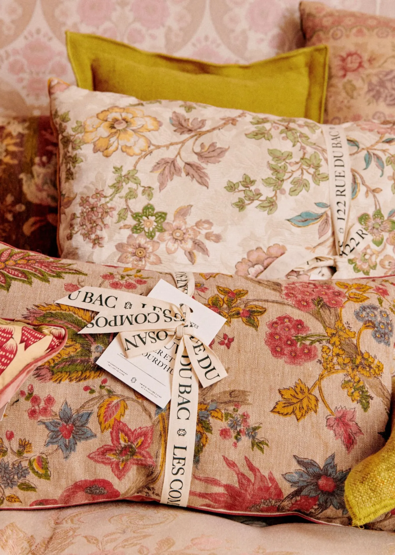 Sezane La Sélection Vintage|Les Tissus|Coussin Vintage - Petit Modèle