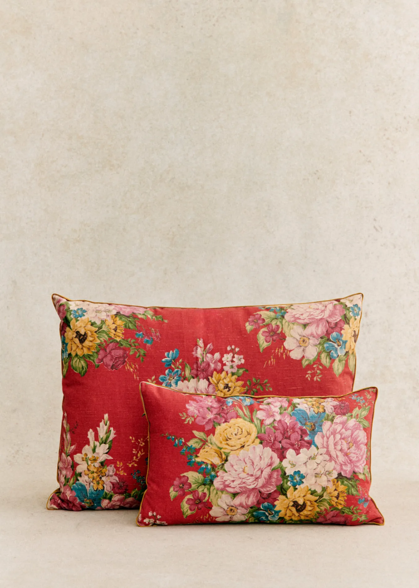 Sezane La Sélection Vintage|Les Tissus|Coussin Vintage - Très Grand Modèle