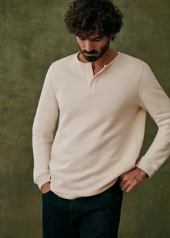 Sezane Col tunisien|T-shirt manches longues|Henley Spike