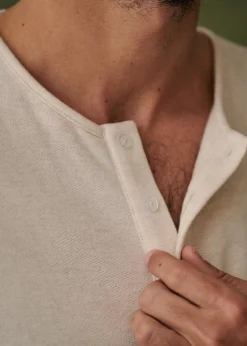 Sezane Col tunisien|T-shirt manches longues|Henley Spike