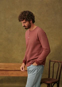 Sezane Col tunisien|T-shirt manches longues|Henley Spike