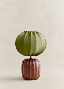 Sezane Les Lumières|Lampe Traviata Petit Modèle - Acajou