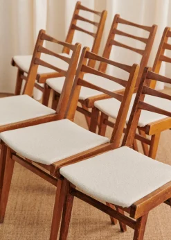 Sezane La Sélection Vintage|Lot De 6 Chaises Années 1960