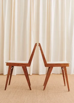 Sezane La Sélection Vintage|Lot De 6 Chaises Années 1960