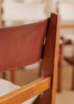 Sezane La Sélection Vintage|Lot De 6 Chaises Maison Regain Années 1960