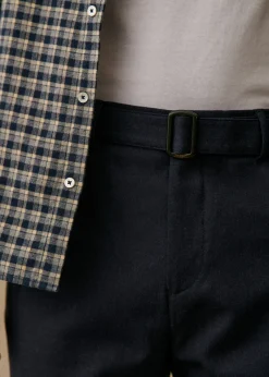 Sezane Pantalons Casual|Pantalons coton lin|Pantalon Aurèle