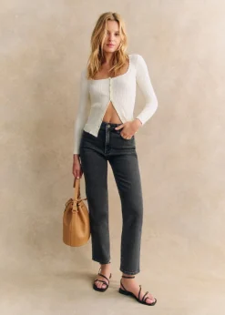 Sezane Denim|Denim|Pantalon L'iconique Droit