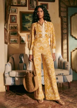 Sezane Fluide|Coloré|Pantalon Tyler