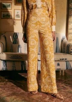 Sezane Fluide|Coloré|Pantalon Tyler