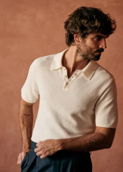 Sezane Col polo|Pulls manches courtes|Polo Maille Simeone