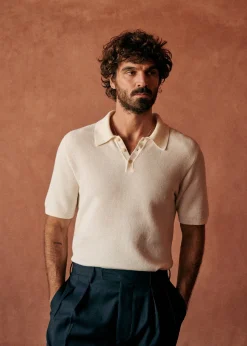 Sezane Col polo|Pulls manches courtes|Polo Maille Simeone