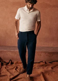 Sezane Polos|T-Shirts coton lin|Polo Martin