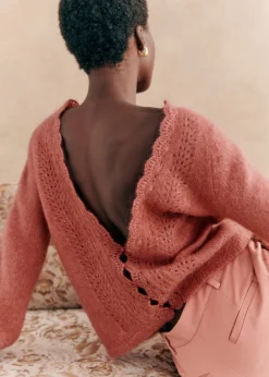 Sezane Maille|Pull Marylis - Création Rose