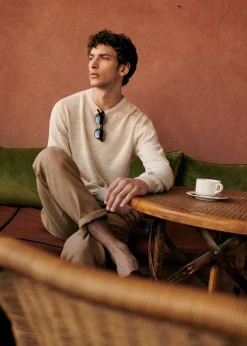 Sezane Col rond|Pulls coton lin|Pull Tobias