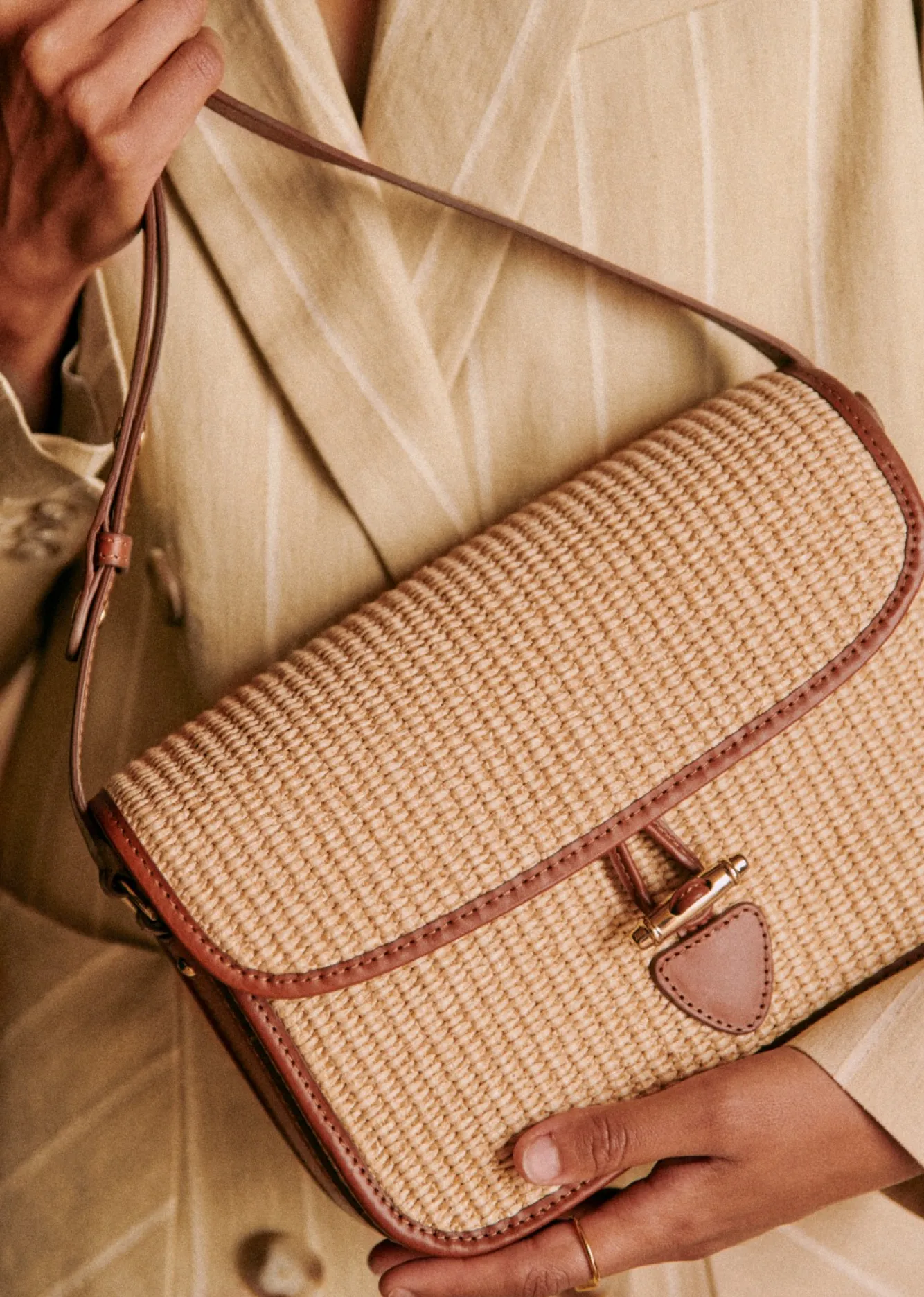 Sezane Nos Sacs Iconiques|Maroquinerie|Sac Milo Vintage Textile