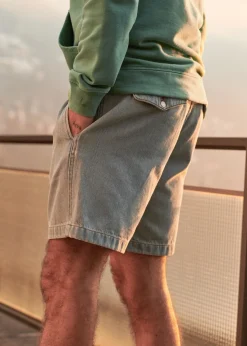 Sezane Shorts|Denim|Short Tiber