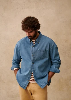 Sezane Denim|Vestes coton|Surchemise Valerio