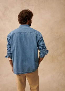 Sezane Denim|Vestes coton|Surchemise Valerio