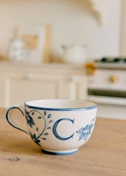 Sezane La Vaisselle|Tasse Poème - Bleu Orage