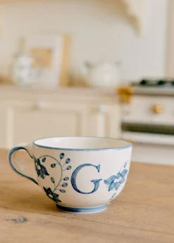 Sezane La Vaisselle|Tasse Poème - Bleu Orage