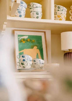 Sezane La Vaisselle|Tasse Poème - Bleu Orage