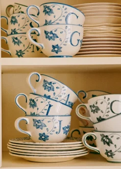 Sezane La Vaisselle|Tasse Poème - Bleu Orage