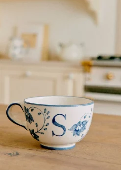 Sezane La Vaisselle|Tasse Poème - Bleu Orage