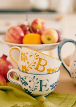 Sezane La Vaisselle|Tasse Poème - Bleu Orage