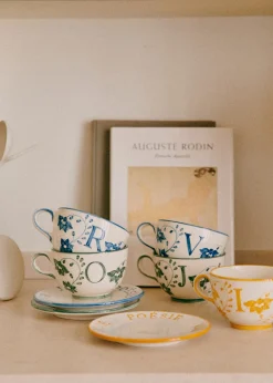 Sezane La Vaisselle|Tasse Poème - Bleu Orage