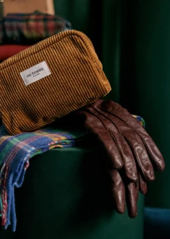 Sezane Accessoires|Trousse De Toilette Twyman Velours Côtelé