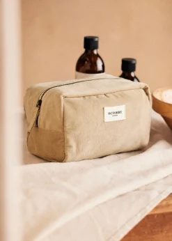 Sezane Accessoires|Trousse De Toilette Twyman Velours Côtelé