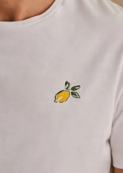 Sezane T-shirts motif|T-shirts manches courtes|T-Shirt Citron