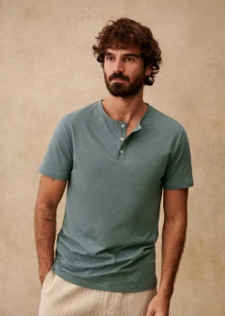 Sezane Col tunisien|T-shirts manches courtes|T-shirt Clapp