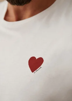 Sezane T-shirts motif|T-Shirt Coeur Chamade