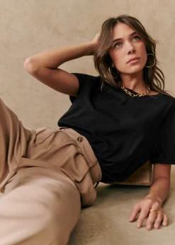 Sezane T-shirts|Le Bain|T-Shirt Conrad