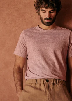 Sezane T-shirts manches courtes|T-Shirts coton lin|T-Shirt Fabio