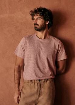 Sezane T-shirts manches courtes|T-Shirts coton lin|T-Shirt Fabio